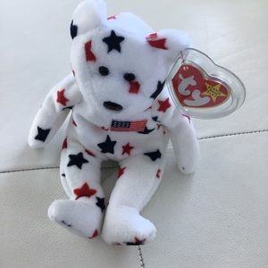 Glory, Beanie Baby teddy bear in great condition